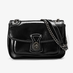 Women's Retro Messenger Bag with Classic Wallet Satchel