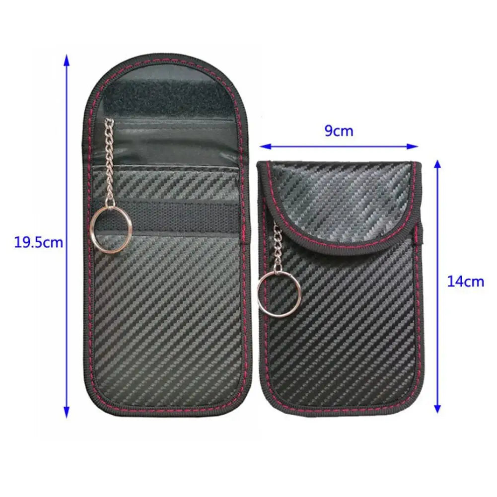 RFID Signal Blocking Car Key Wallet Bag Anti-Theft Keyless Entry Pouch