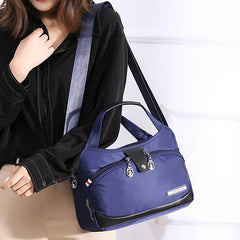 Anti Thief Casual Nylon Shoulder Bag Waterproof Tote Bag Large Capacity