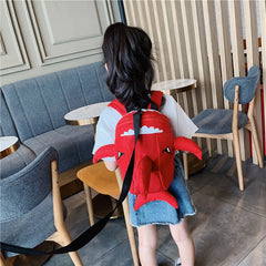 3D Shark Kindergarten Backpack for Kids