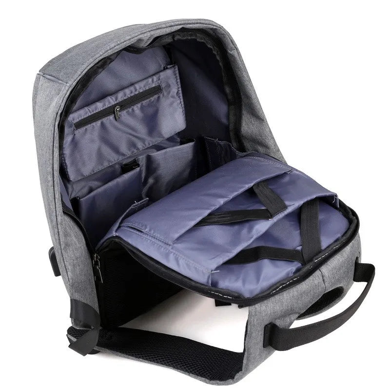 Anti-theft Laptop Rucksack Travel Backpack with USB Charge