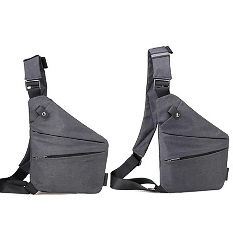 Anti-theft Sling Shoulder Bag Slim Crossbody Waterproof Travel Chest Bag