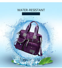Waterproof Nylon Shoulder Bag Ladies Tote Large Capacity Mummy Bag