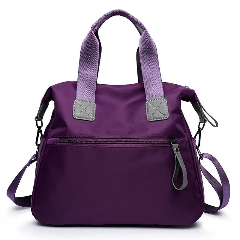 Waterproof Nylon Shoulder Bag Ladies Tote Large Capacity Mummy Bag