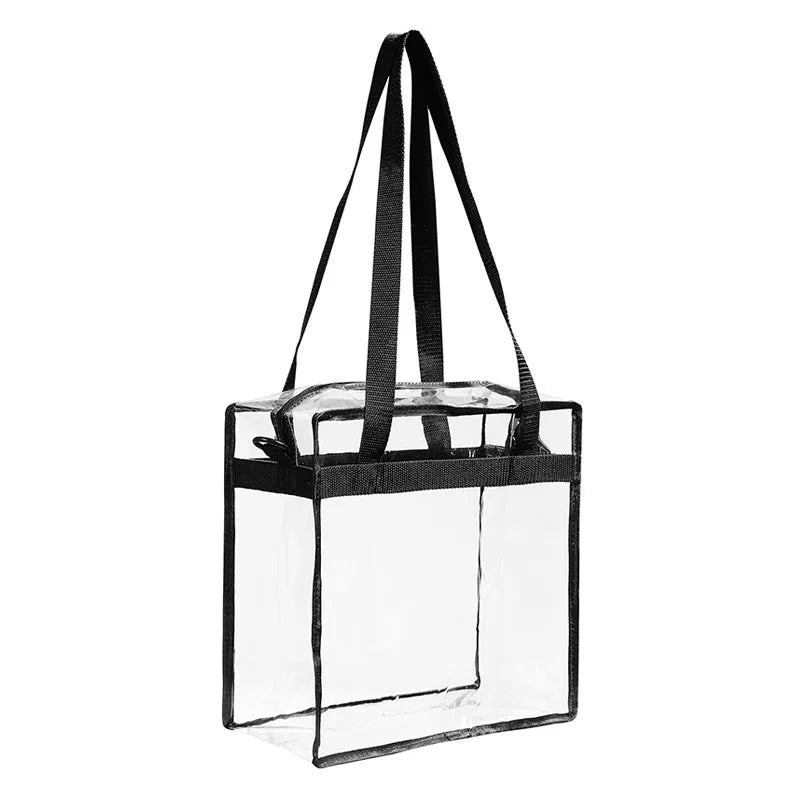 Waterproof Transparent Shoulder Bag Beach Handbag Large Clear Tote Bag