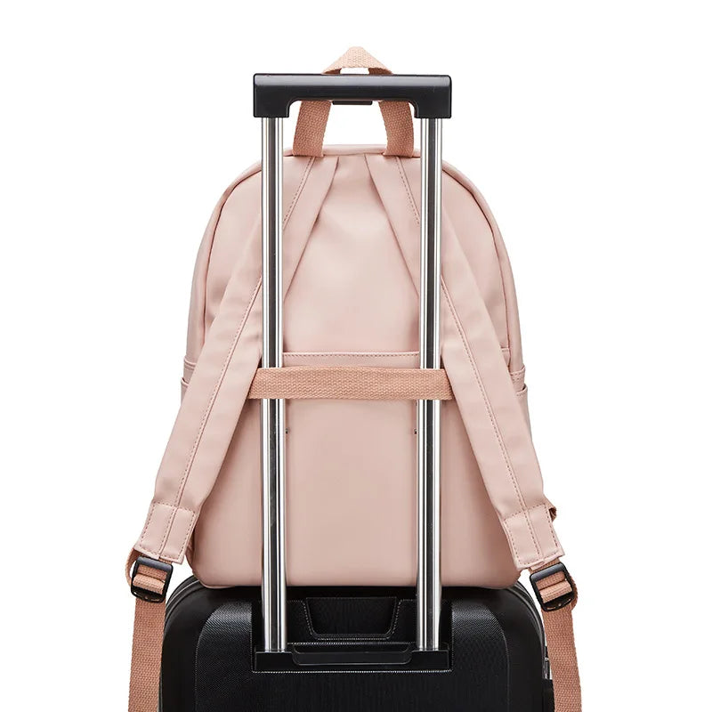 Vintage PU Leather Large Capacity Women's Backpack