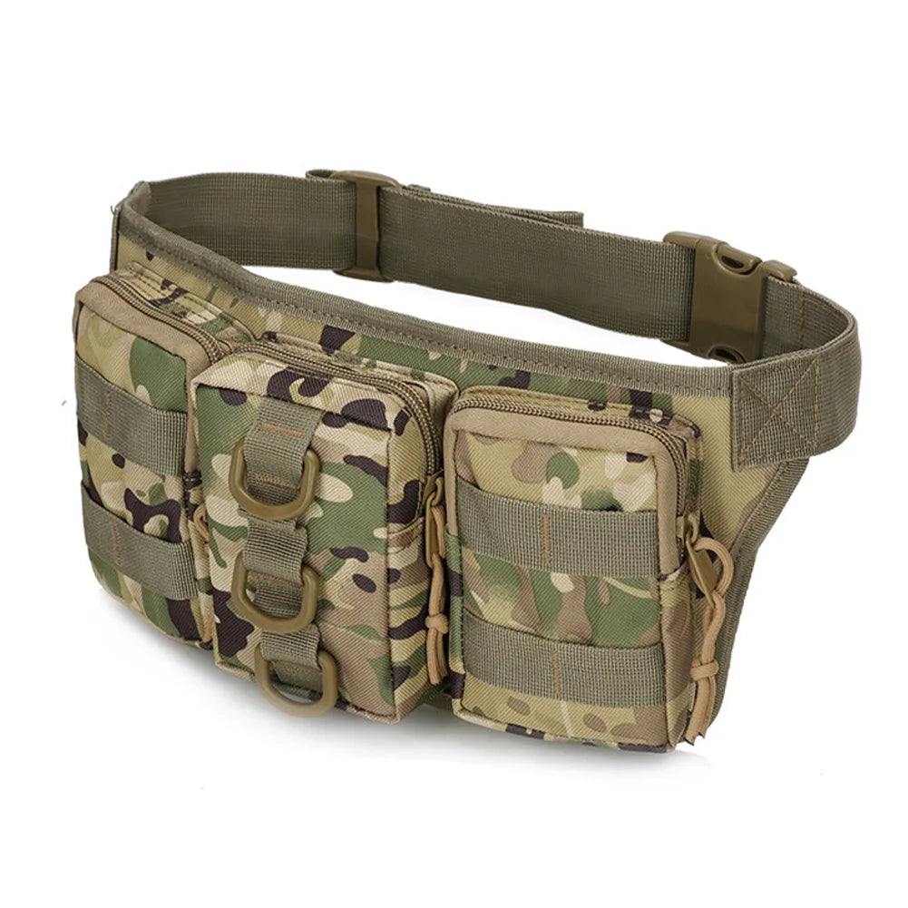 Tactical Men Waist Pack Hiking Waist Bag Army Fan Tactical Package