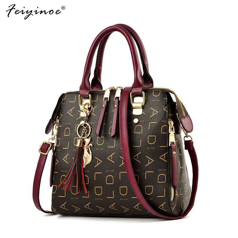 Big Capacity Women's Shoulder Messenger Bag Crossbody Letter