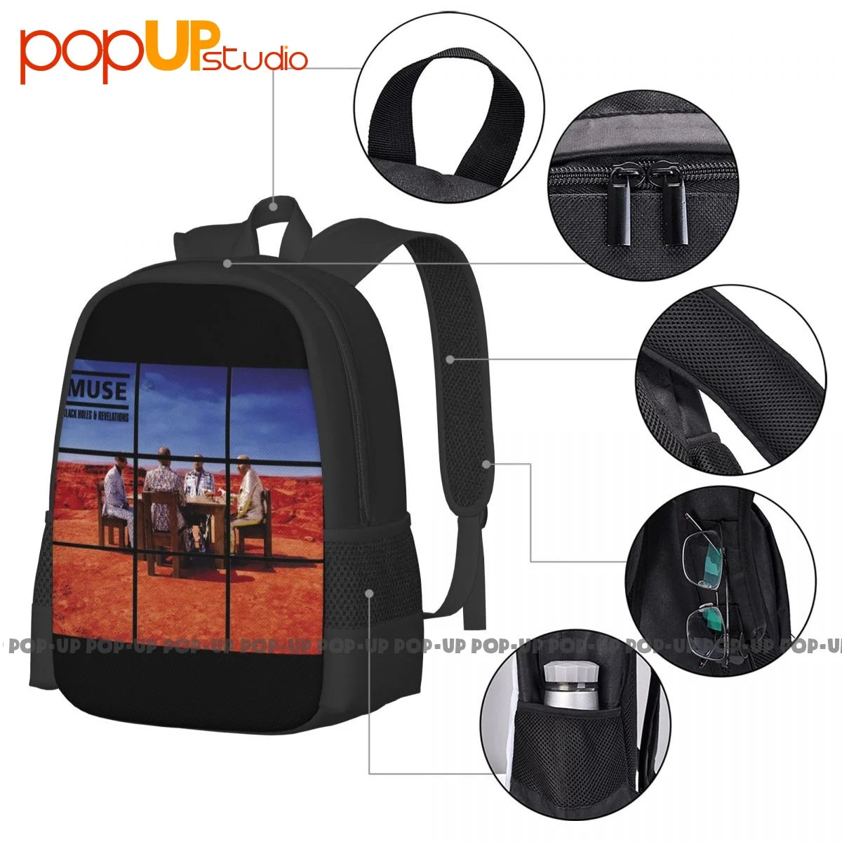 Attohong Museholes And Revelations Backpack Large Capacity