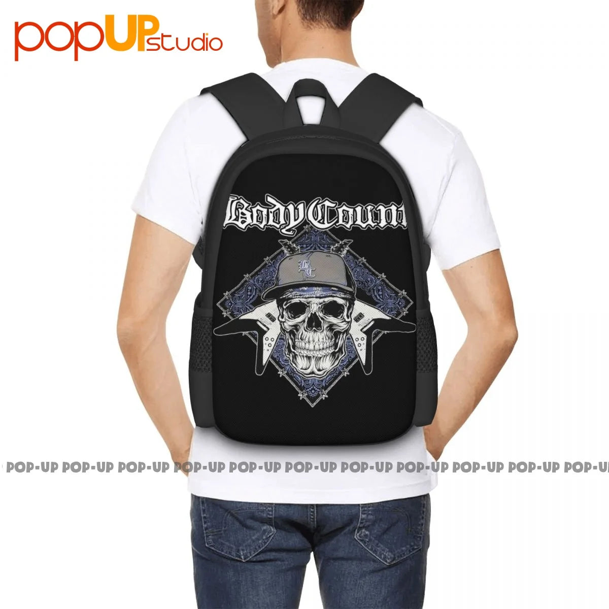 Body Count Attack Backpack Large Capacity Print Training Storage Bag