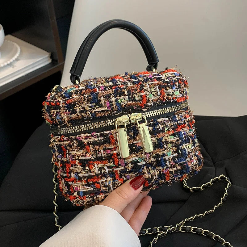 Woolen Cloth Women's Mini Bag Handbags Shoulder Bag Crossbody Bag