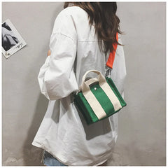 Autumn Canvas Crossbody Bag Top-handle Shoulder Purse