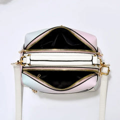 Autumn Gradient Texture Handbag Women All-match Shoulder Messenger Bag