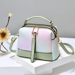 Autumn Gradient Texture Handbag Women All-match Shoulder Messenger Bag
