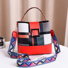 Autumn Bucket Bag Women Shoulder Messenger Handbag