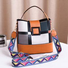 Autumn Bucket Bag Women Shoulder Messenger Handbag