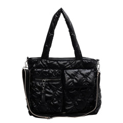 Autumn Winter Down Padded Shoulder Bags Large Capacity Quilted Handbag