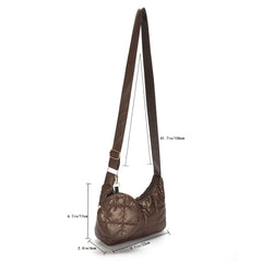 Autumn Winter Women Shoulder Bag Casual Quilted Female Underarm Bag