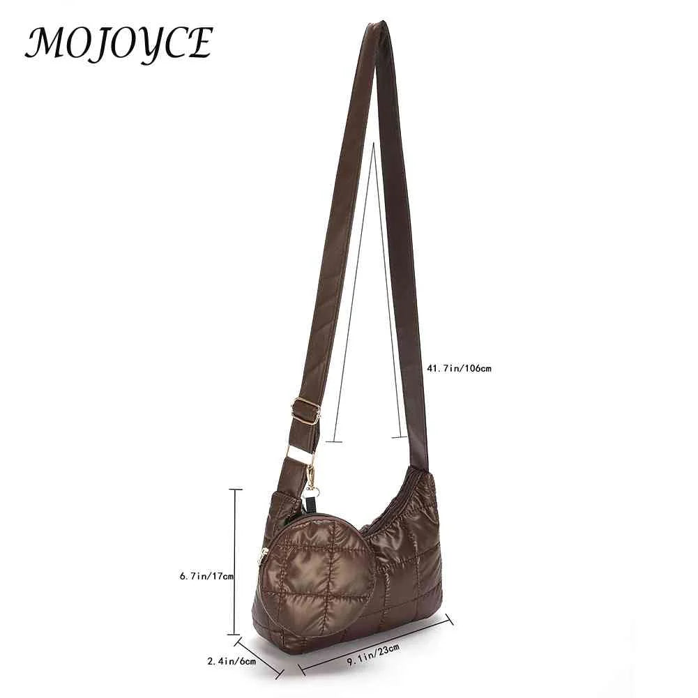 Women Shoulder Bag Quilted Commute Bags Casual Soft Adjustable Solid Diamonds
