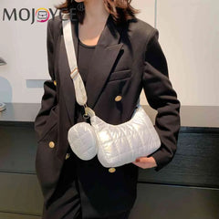 Women Shoulder Bag Quilted Commute Bags Casual Diamonds Small Round Purse