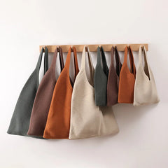 Soft Knitted Shoulder Bag Vintage Handbag