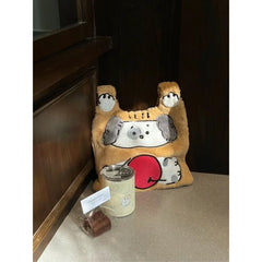 Cartoon Dalmatians Rabbit Plush Handbag Girl Storage Bag