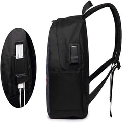 Axolotl Backpack Travel Laptop USB College Book Bag