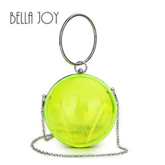 Stylish Acrylic Ball Tote Party Bag Evening Bag
