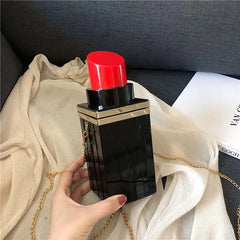 Vintage Lipstick Shape Evening Bag Wedding Party Clutch Handbag