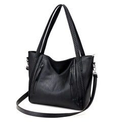 Soft Leather Large Pocket Casual Handbag Women's Handbag Shoulder Bag