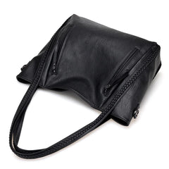 Soft Leather Large Pocket Casual Handbag Women's Handbag Shoulder Bag