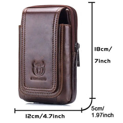 Men's Leather Waist Bag Fanny Pack