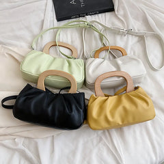 Casual Pleated Shoulder Crossbody Bag for Women