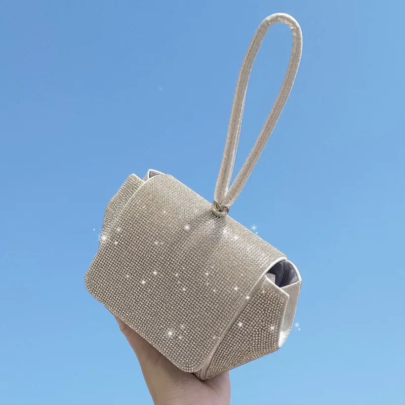 Rhinestone Evening Bag for Women Diamond Banquet Bag