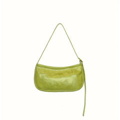 Versatile PU Leather Shoulder Bag for Women - Zipper Handbag