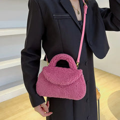 Casual Plush Minority HandBag Women's Crossbody Bag