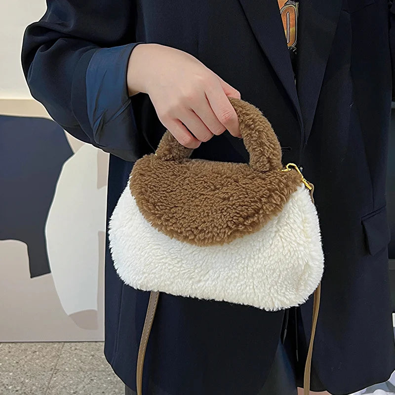 Casual Plush Minority HandBag Women's Crossbody Bag