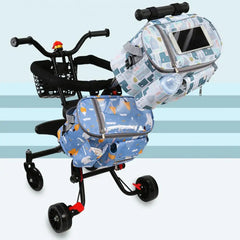 Cartoon Pattern Baby Stroller Bag Large Capacity Waterproof Diaper Storage