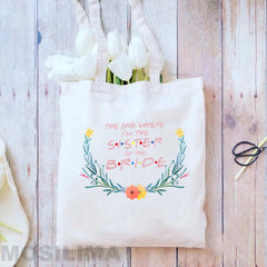 Team Bride Bachelorette Party Canvas Shoulder Bag
