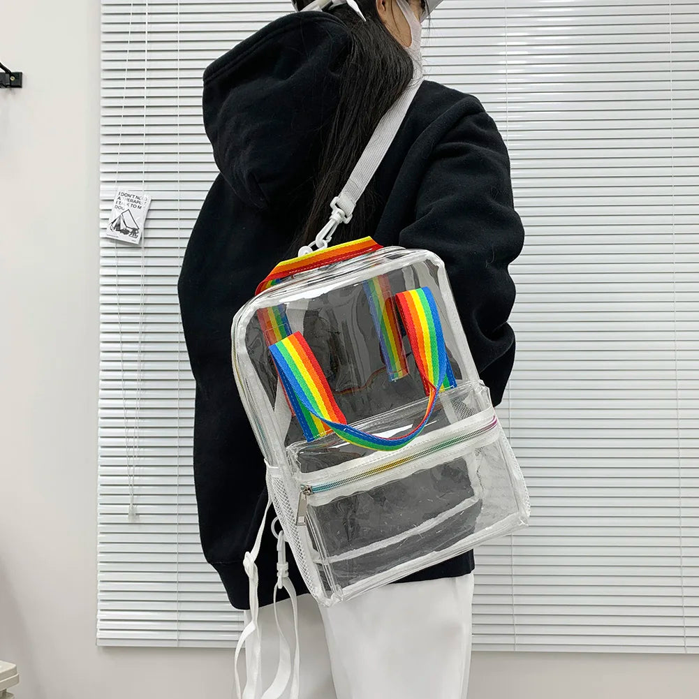 Waterproof Candy Schoolbag for Adults Women Students