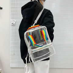 Waterproof Candy Schoolbag for Adults Women Students
