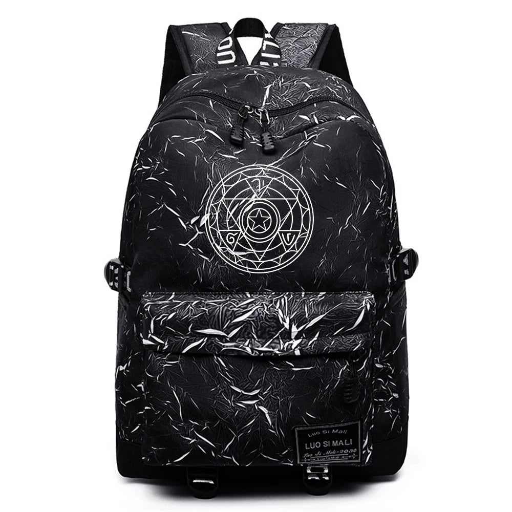 Fullmetal Alchemist Anime Backpack Casual Packsack