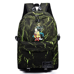 One Punch-Man Anime Backpack High Schoolbag Casual Teenger Packsack