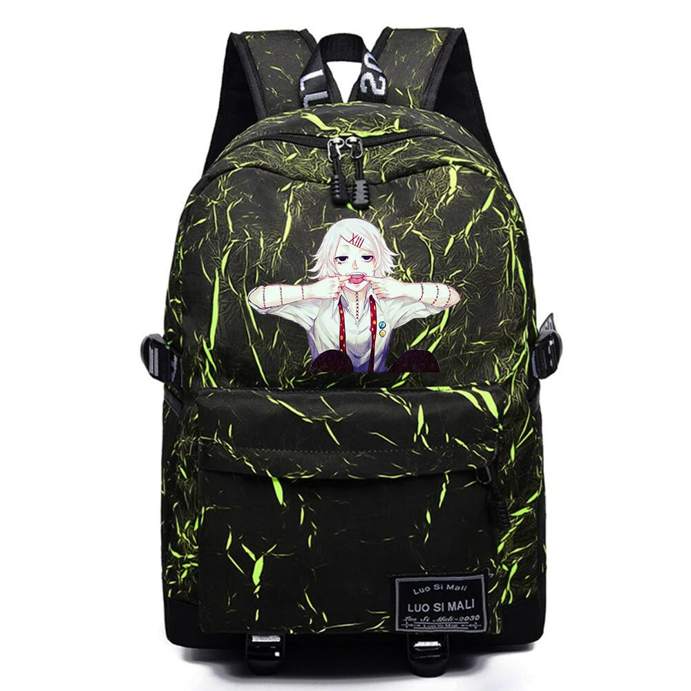Anime Tokyo Ghoul Backpack Teenger High Schoolbag Casual Packsack