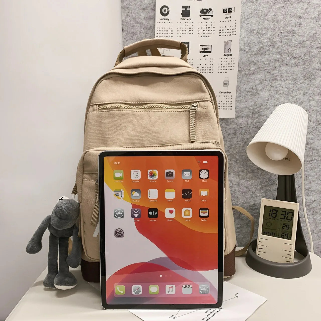 Waterproof Laptop Backpack Female College Student Bag