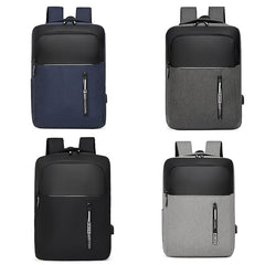 Men's Business Notebook Backpack USB Charging Waterproof 15.6 Inches