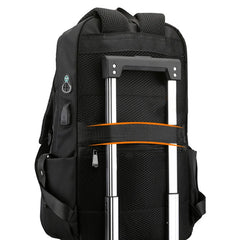 Men's Waterproof Laptop Backpack USB Charging Business Rucksack