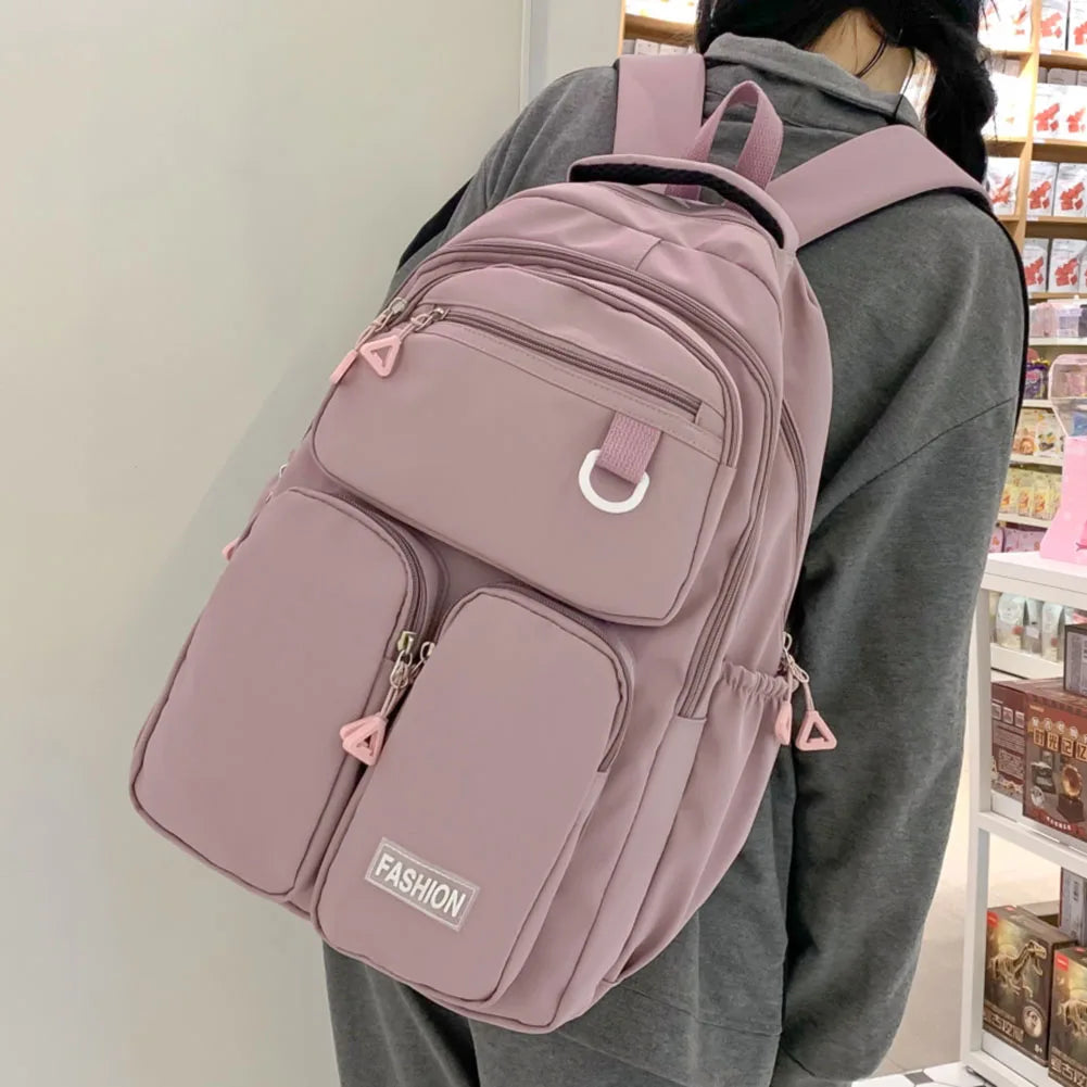 Junior High School Backpack Large Capacity Travel Bag
