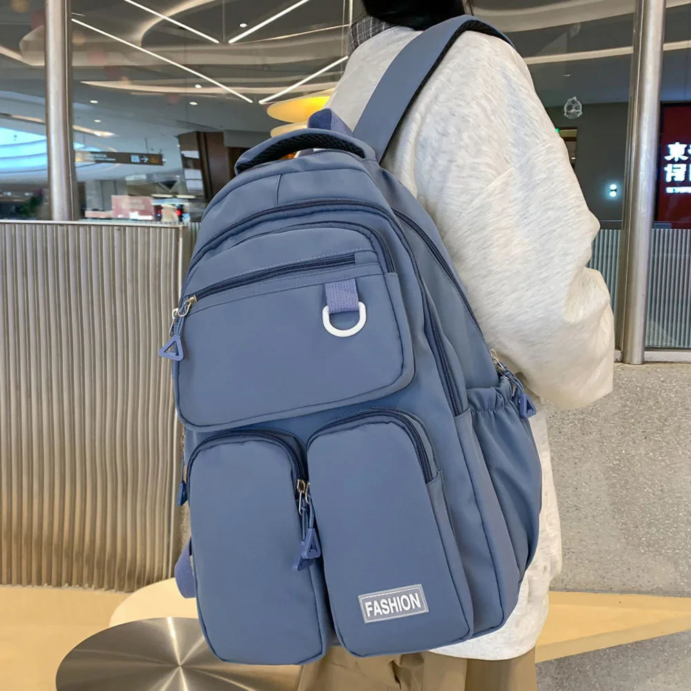 Junior High School Backpack Large Capacity Travel Bag