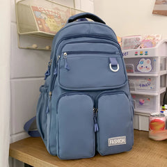 Junior High School Backpack Large Capacity Travel Bag